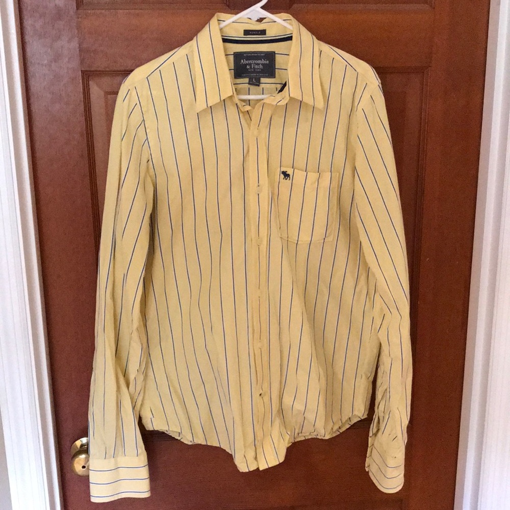 Men’s Large Abercrombie long sleeve button down